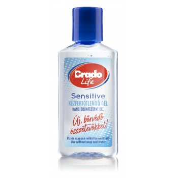 Bradolife kézfertőtlenítő gél 50ml sensitive