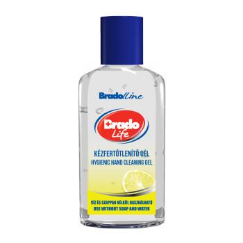 BradoLife kézfertőtlenítő gél Mini Citrom