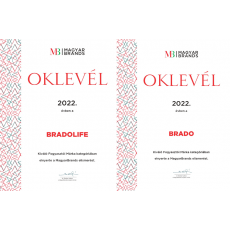 Idén is MagyarBrands díjat kapott a Brado és BradoLife termékcsalád Idén is MagyarBrands díjat kapott a Brado és BradoLife termékcsalád